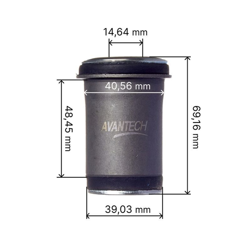 Сайлентблок переднего нижнего рычага, внутренний Avantech ASB0134