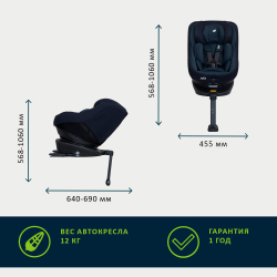 Детское автокресло Joie Spin 360