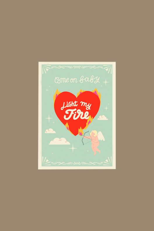 Открытка Light my fire / Paperie