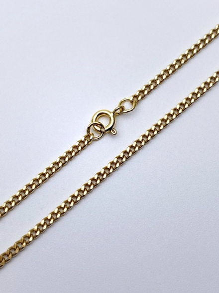 Цепь из серебра/Панцирь граненый/Позолота