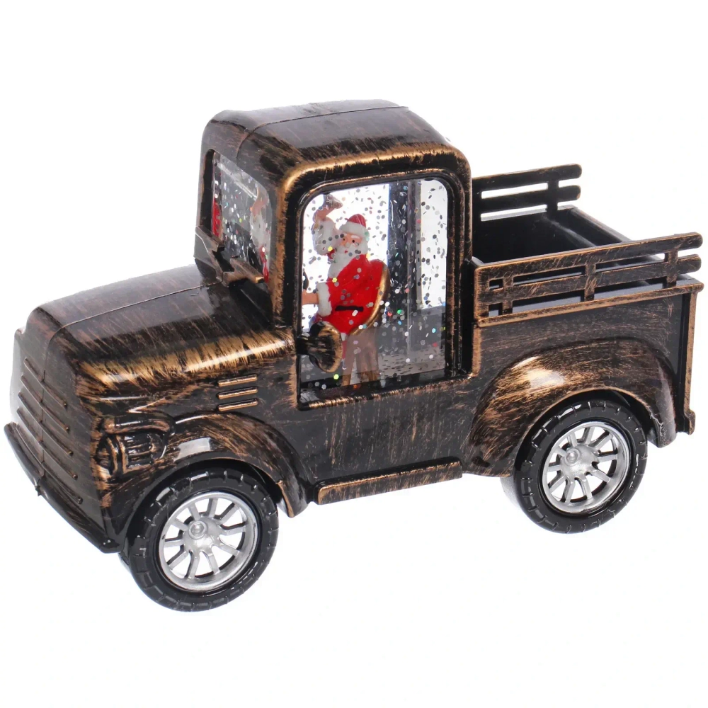 Сувенир с подсветкой «Сказочная машина» 15,5*7*9,5 см, Бронза (работает от батареек LR44*3)