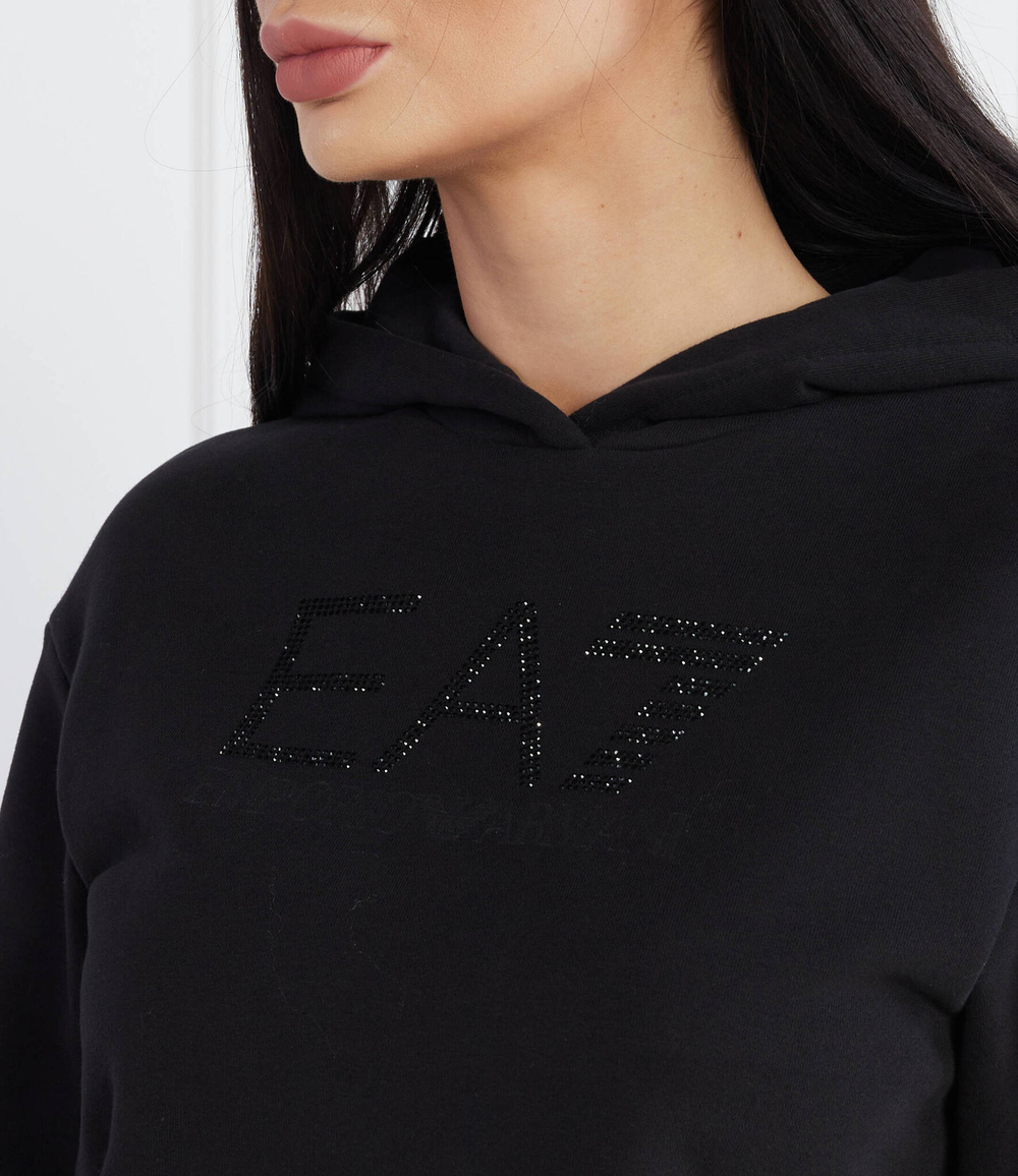 Худи EA7 - черный(6RTM31 TJRRZ)