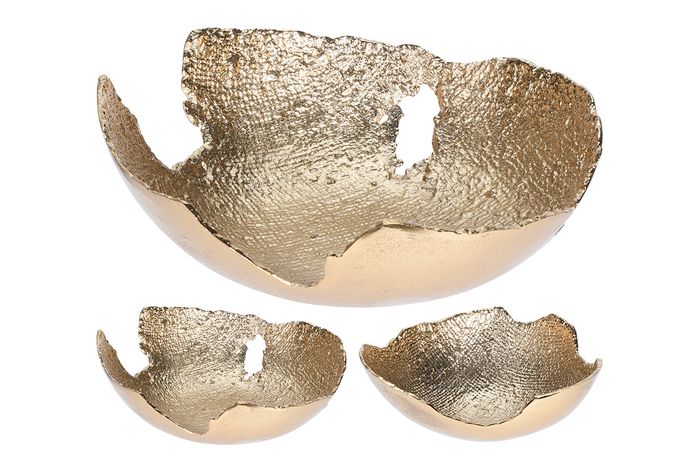 Чаша металлическая декоративная золотая Garda Decor A98016600