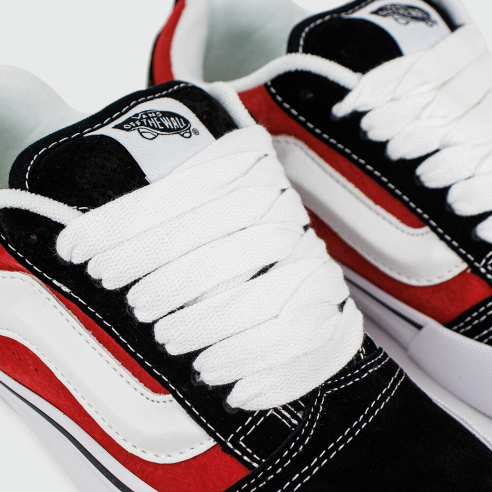 кеды Vans Knu Skool Black / Red / White Wmns