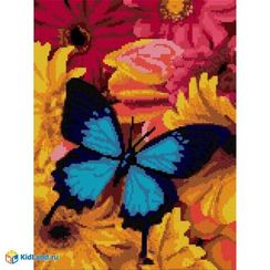 Almazlı Mozaika Lori  30*40 Сm "Яркая бабочка"