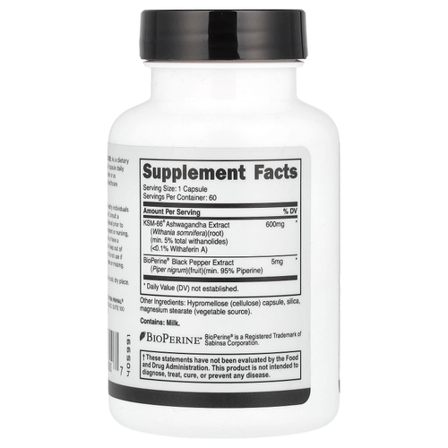 PrePrimal, KSM-66®, экстракт ашваганды, 60 капсул