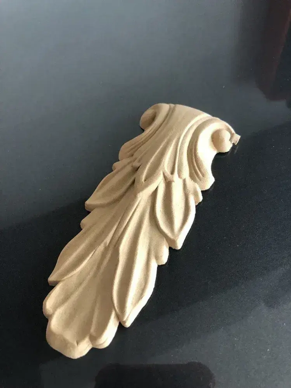 Декор из древесной пасты, 46х120мм (комплект из 2 штук)