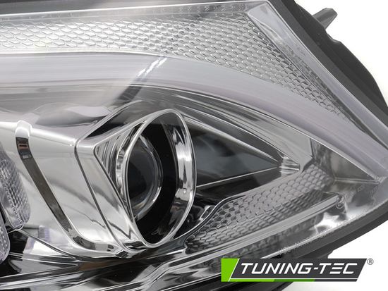 Фары передние TUBE LED CHROME для MERCEDES W205 14-18