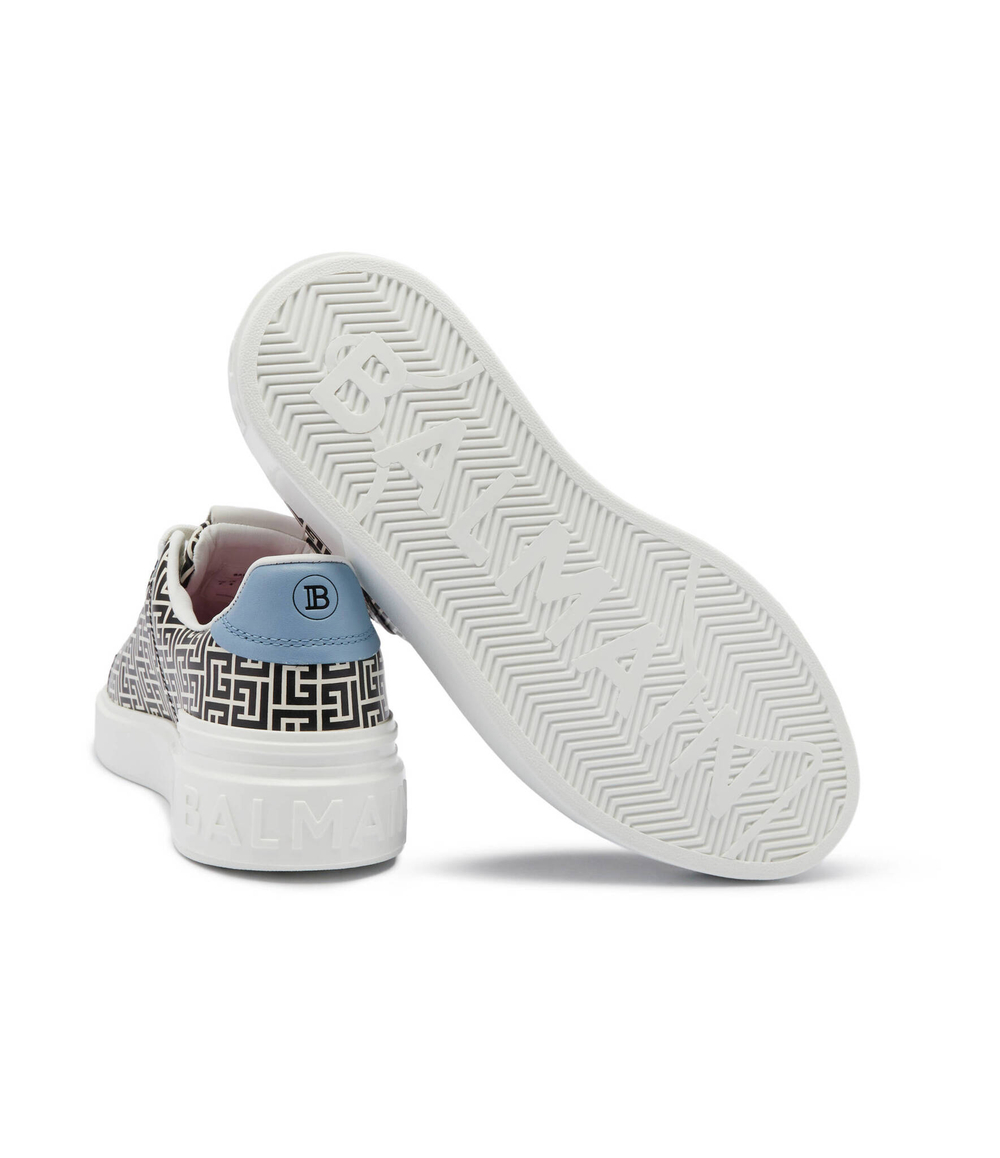 Кожаные кроссовки Balmain - черный(CN0VI690 LMNM)