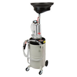 Установка для замены масла 90л с поворотным поддоном 15л и колбой GTE