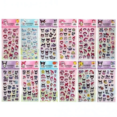 Наклейки 3D 10*22см, в ассорт. "Sanrio Kuromi and friends" (Центрум)