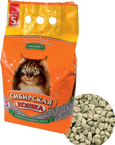 Кошач. наполнитель Сибирская кошка БЮДЖЕТ 5л