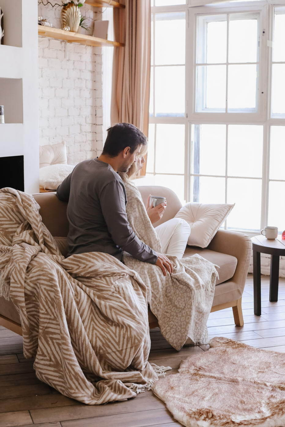 Плед 200x210 Sofi De MarkO Моана бежевый