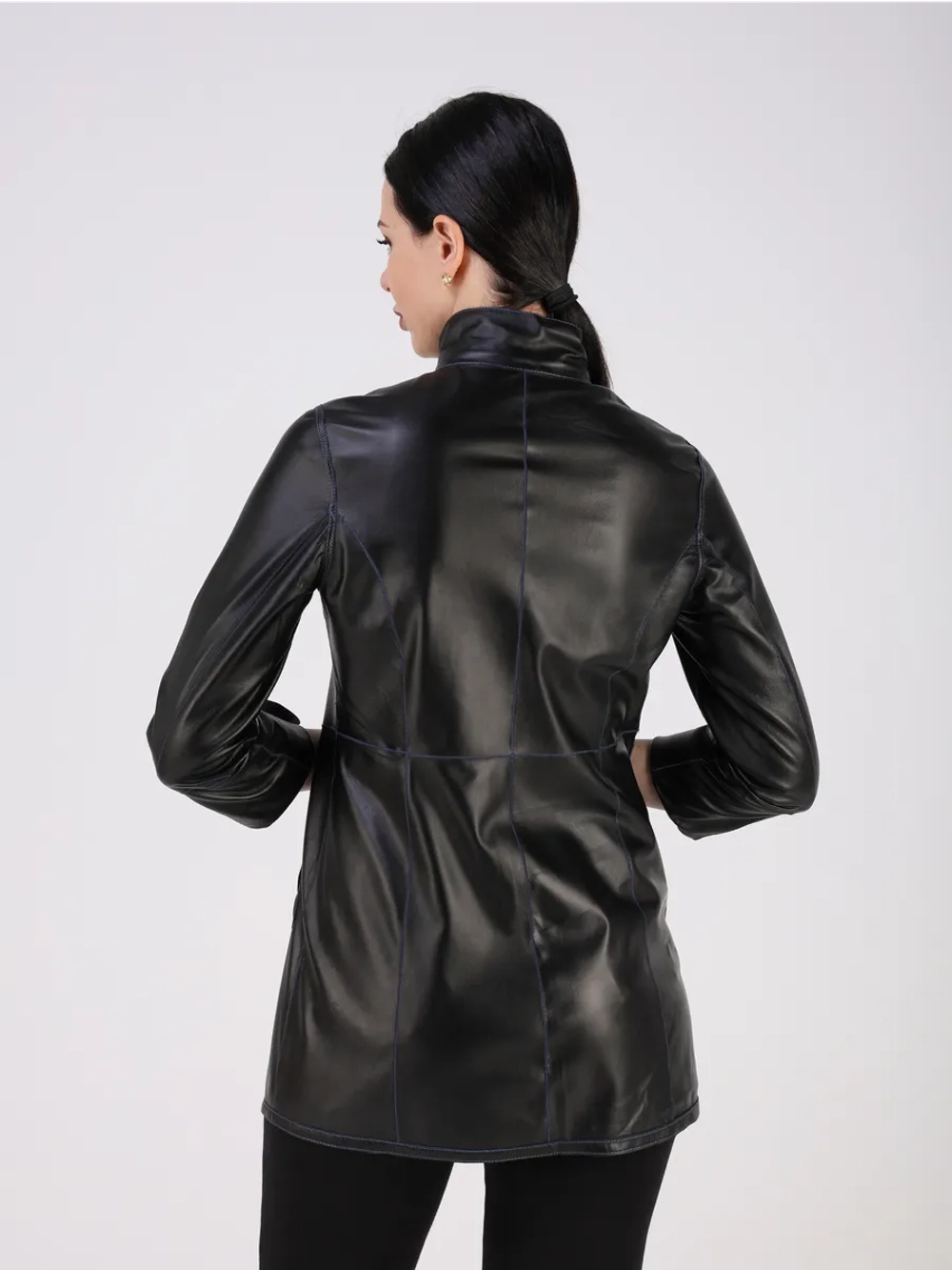 Кожаная куртка демисезонная замшевая двухсторонняя