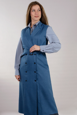 Сарафан женский 4391ЛП, джинс #488Дж084391ЛП