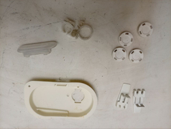 VMUF501B кт19 Пластиковый крепеж, защёлки и заглушки для стиральной машины Hotpoint-Ariston б/у