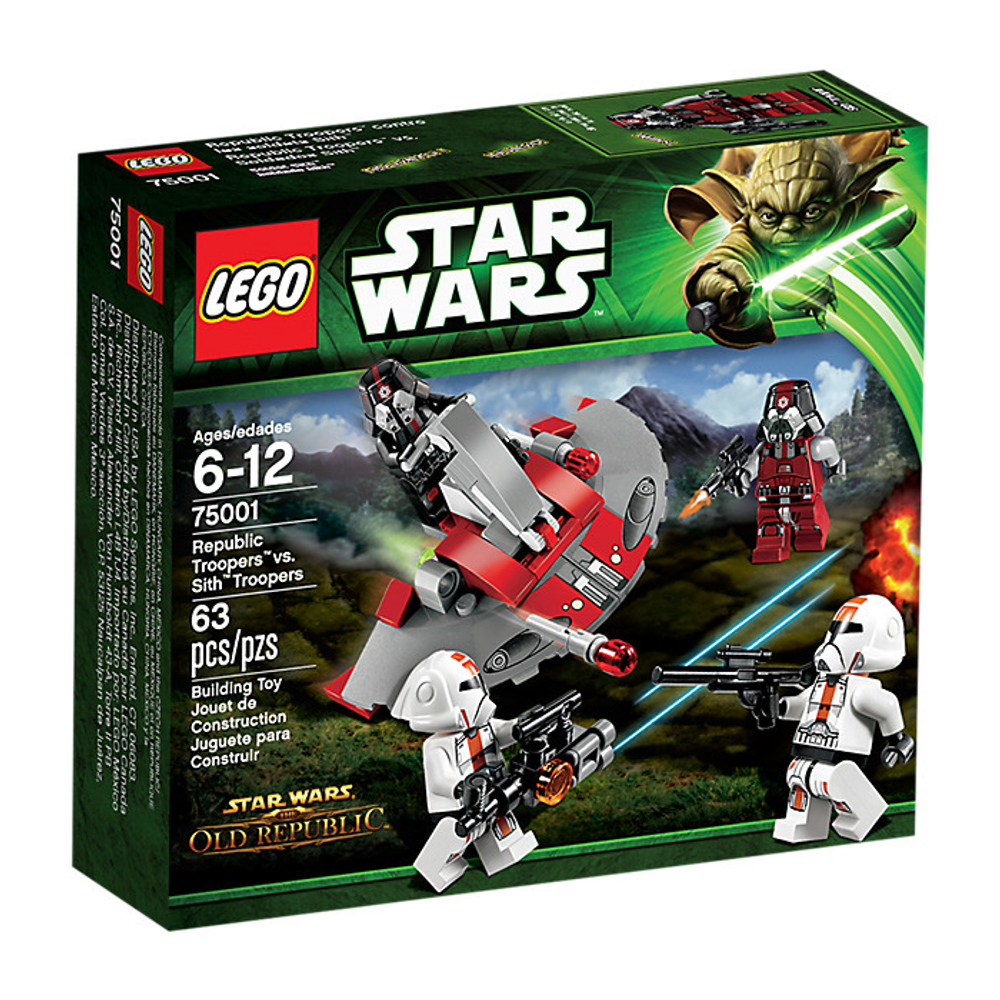 LEGO Star Wars: Солдаты Республики против воинов Ситхов 75001 — Republic Troopers vs Sith Troopers — Лего Стар варз Звёздные войны