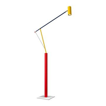 Торшер 1*GU10 3233/49 PN-1 желтый/красный Gaudi Divinare