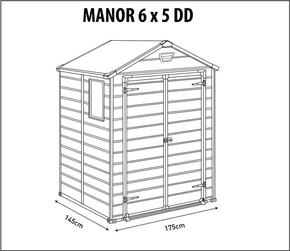 Сарай Keter "Манор" 175х145см