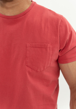 Футболка Bowery NYC "Malibu" с карманом Vintage Red