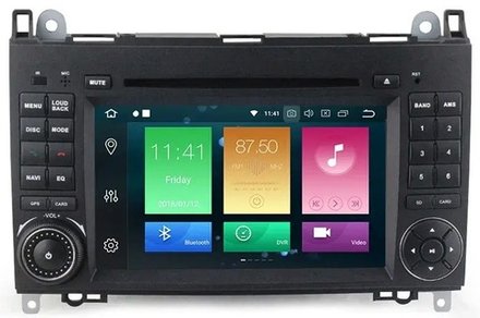 Магнитола для Mercedes-Benz Viano/Vito W639, Vito W447, A класс W169, B класс W245, Sprinter W906, VW Crafter - Carmedia MKD-M787-S10 на Android 12, 4Гб+64Гб, 4G SIM-слот, CarPlay