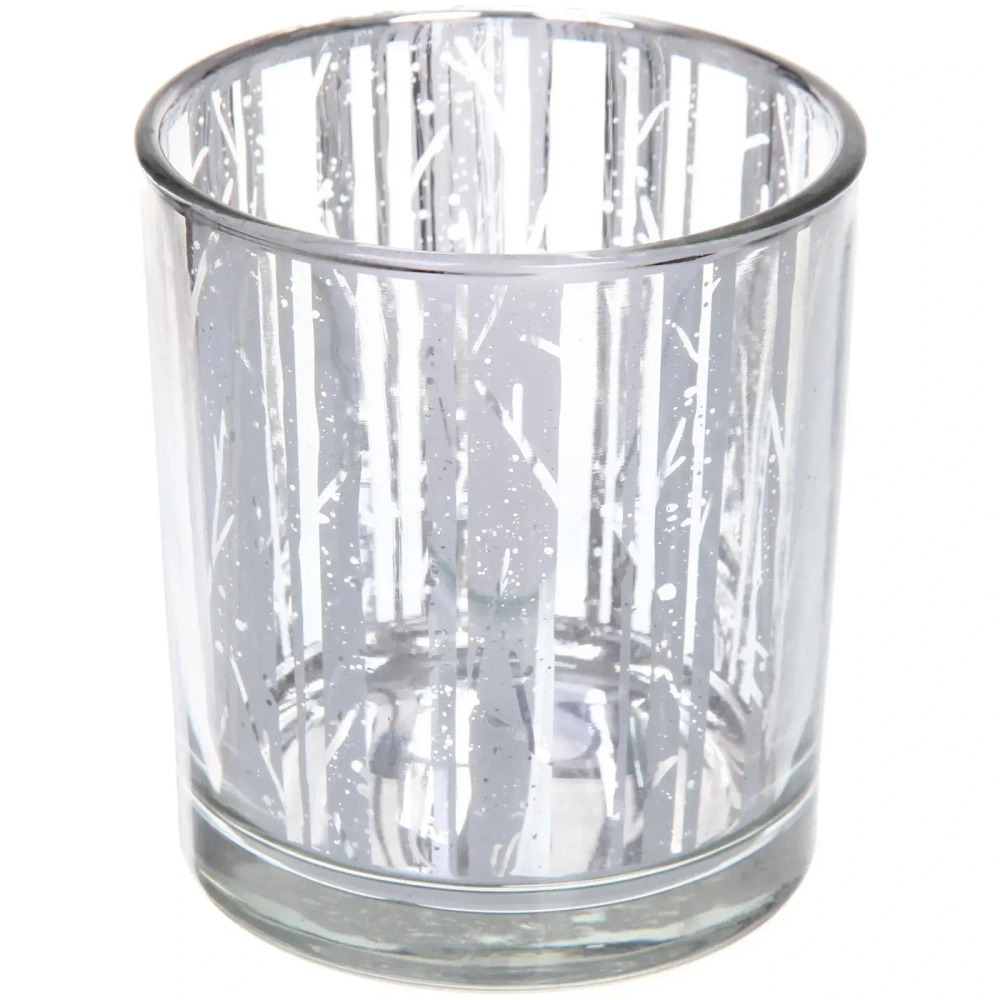 Подсвечник «Сияние» 7*7,8 см, Серебро