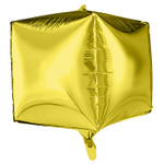 Шар фольгированный Куб 3D 66 см (Золотой)