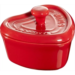 STAUB - Мини-кокотница 200мл сердце красное / артикул   40511-092-0  / GTIN 4009839316593