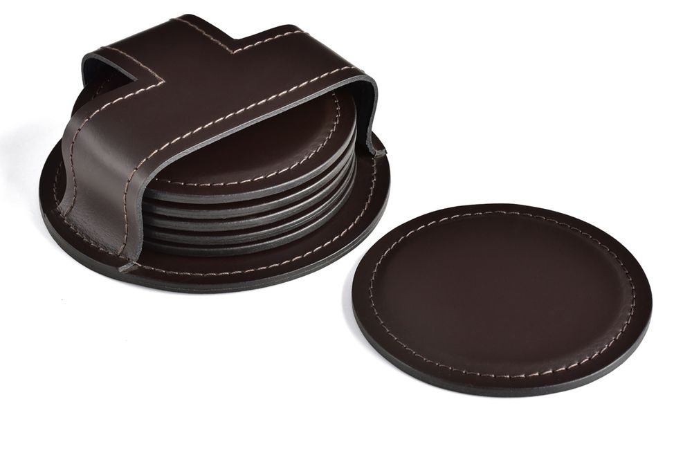 костеры из кожи цвет шоколад