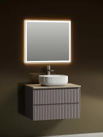 Тумба с раковиной Sancos SNOB T 80 со столешницей, Doha Soft