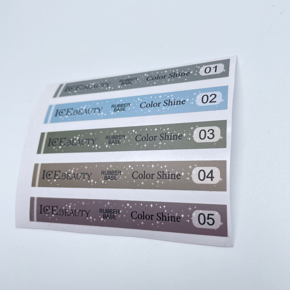 IceBeauty Наклейки на типсы коллекция &quot;Color Shine&quot;