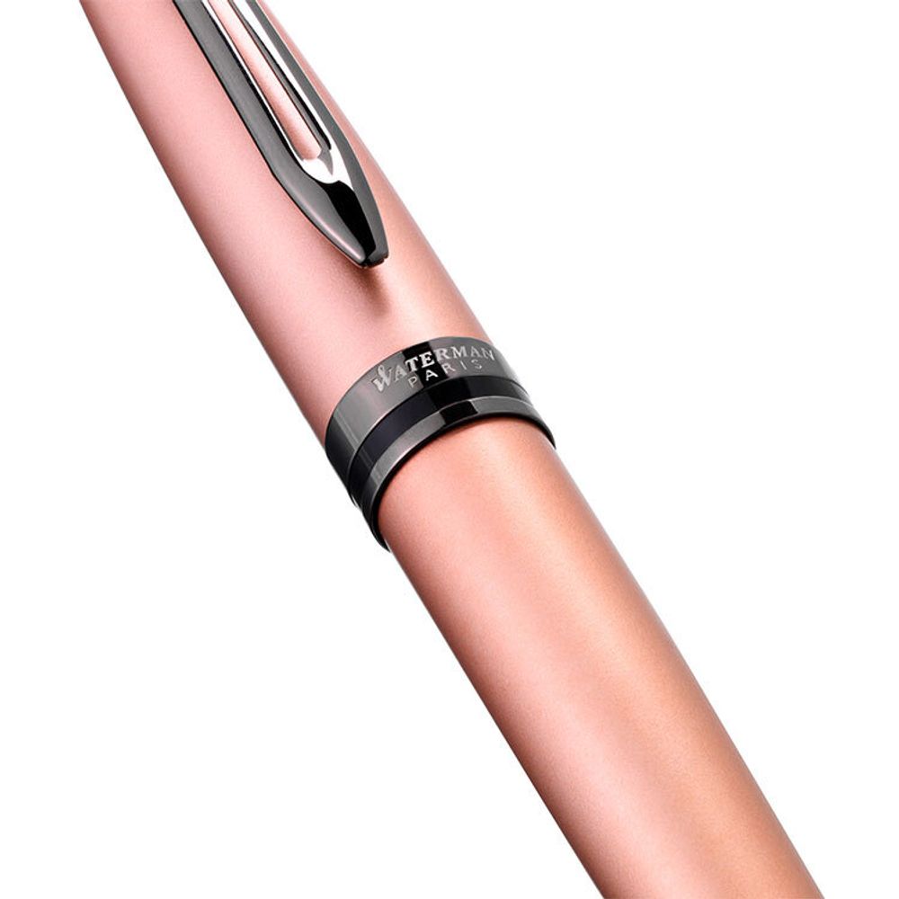 Ручка роллер Waterman Expert DeLuxe Metallic Rose Gold RT (2119264) 2