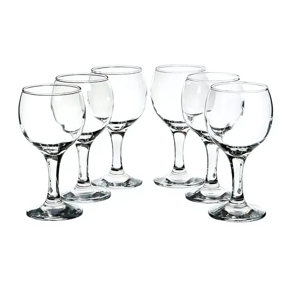 Набор бокалов для вина 6шт 225мл «Бистро» 44412В