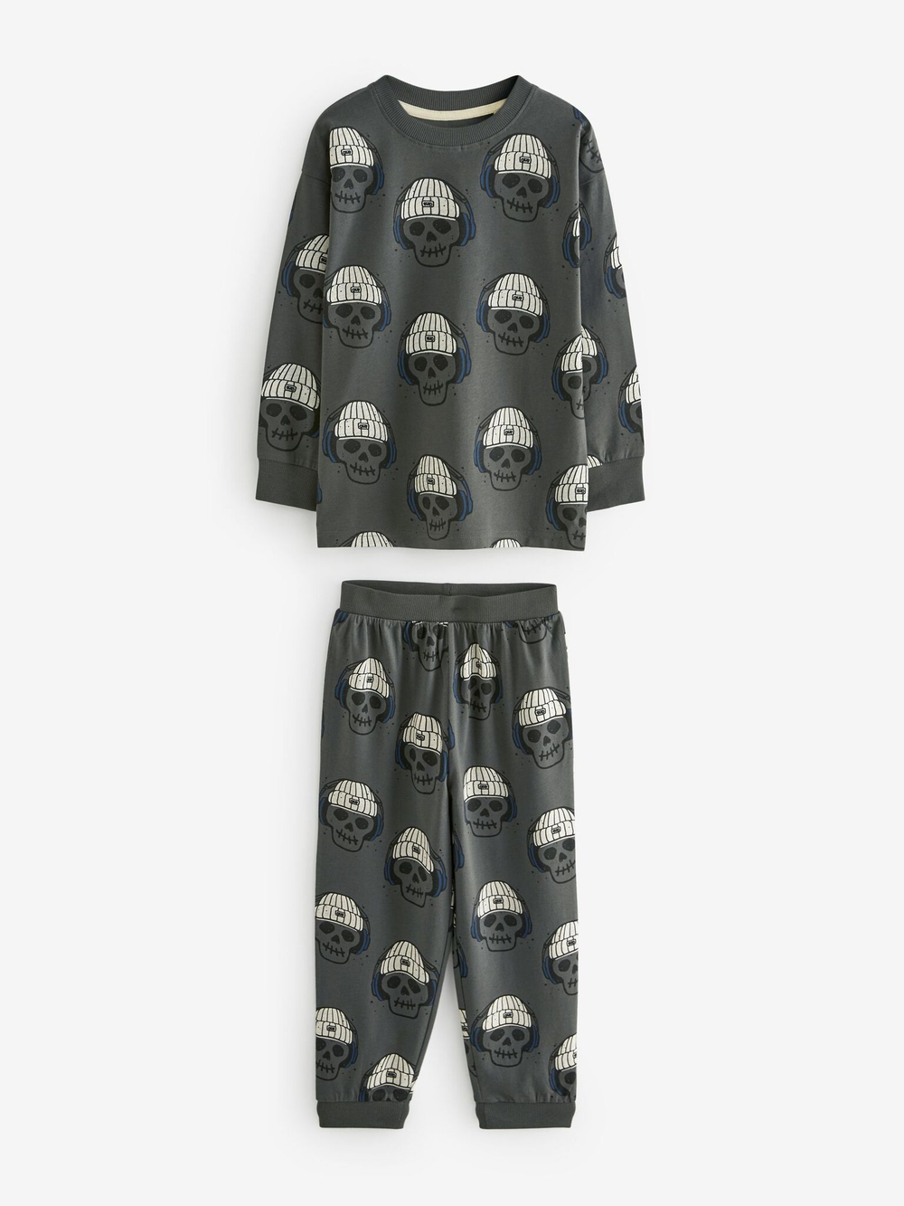 Пижама для мальчика Next K99-115, 3 шт., Синий, Темно-серый