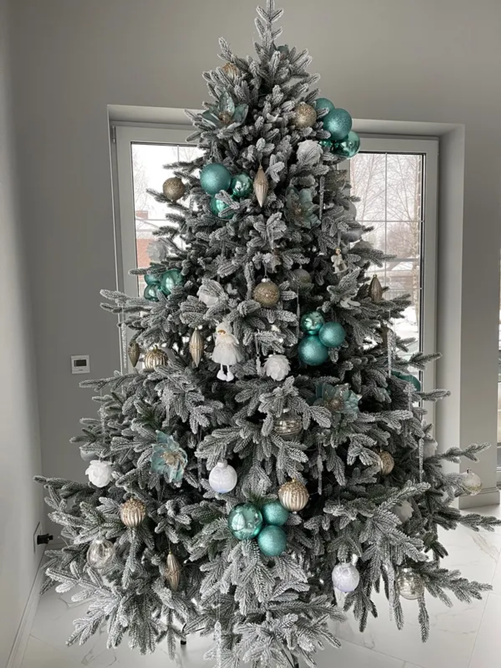 Ель искусственная Царь Елка Раскидистая Премиум заснеженная РДП/ЗСНЖ-240