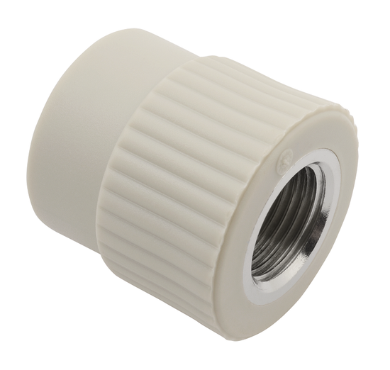 Муфта комбинированная FV Plast 20х3/4" ВР с внутренней резьбой полипропиленовая (217021)