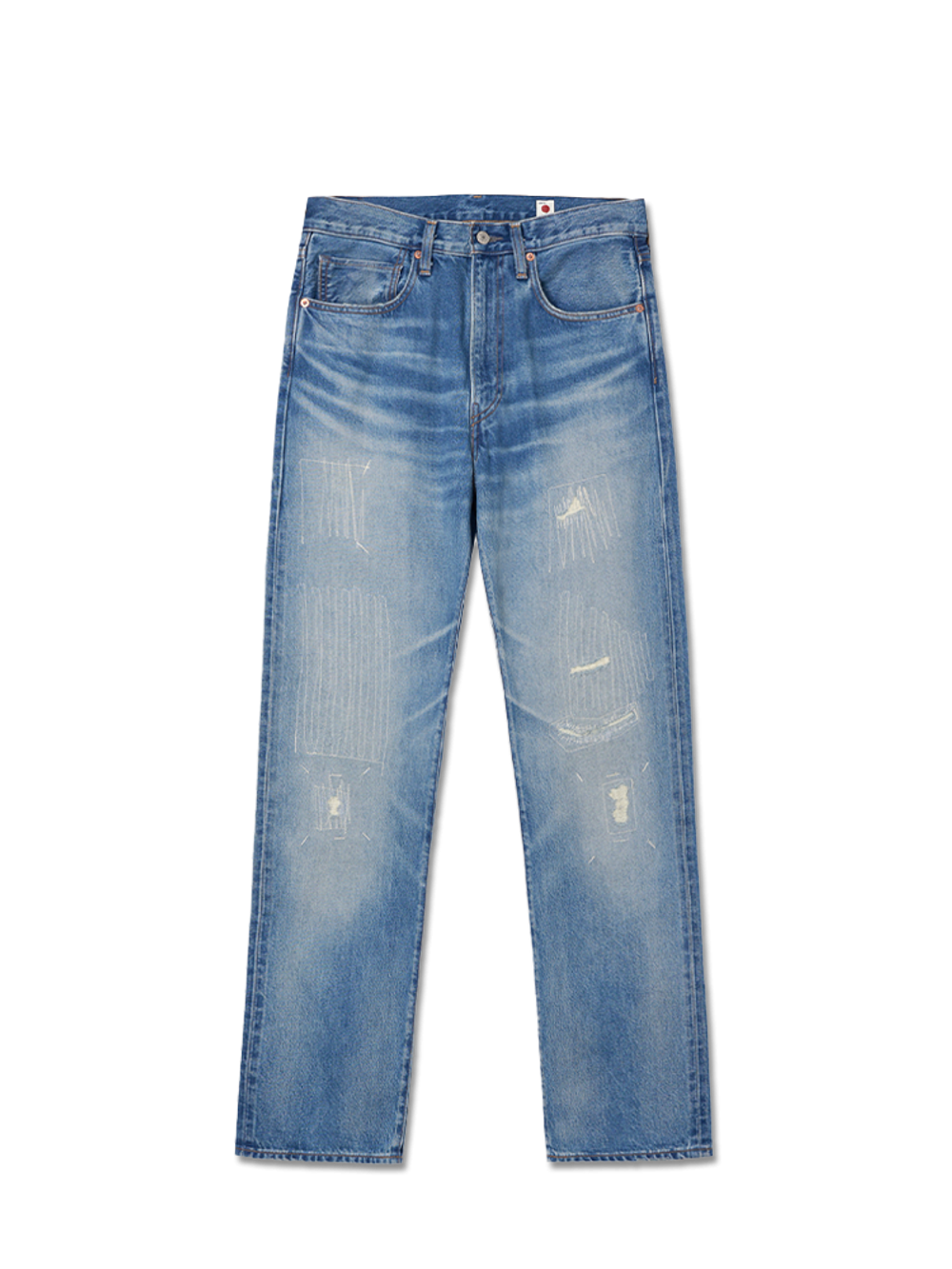 Мужские прямые джинсы Levi's 505 Regular Fit A5878-0005, Сделано в Японии