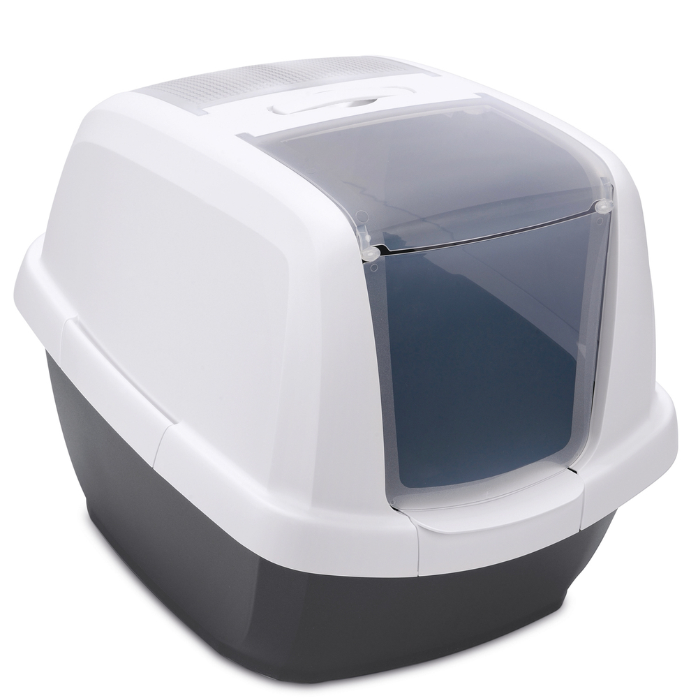 Био-туалет IMAC MADDY для кошек, белый/антрацит 65х47,5х47,5