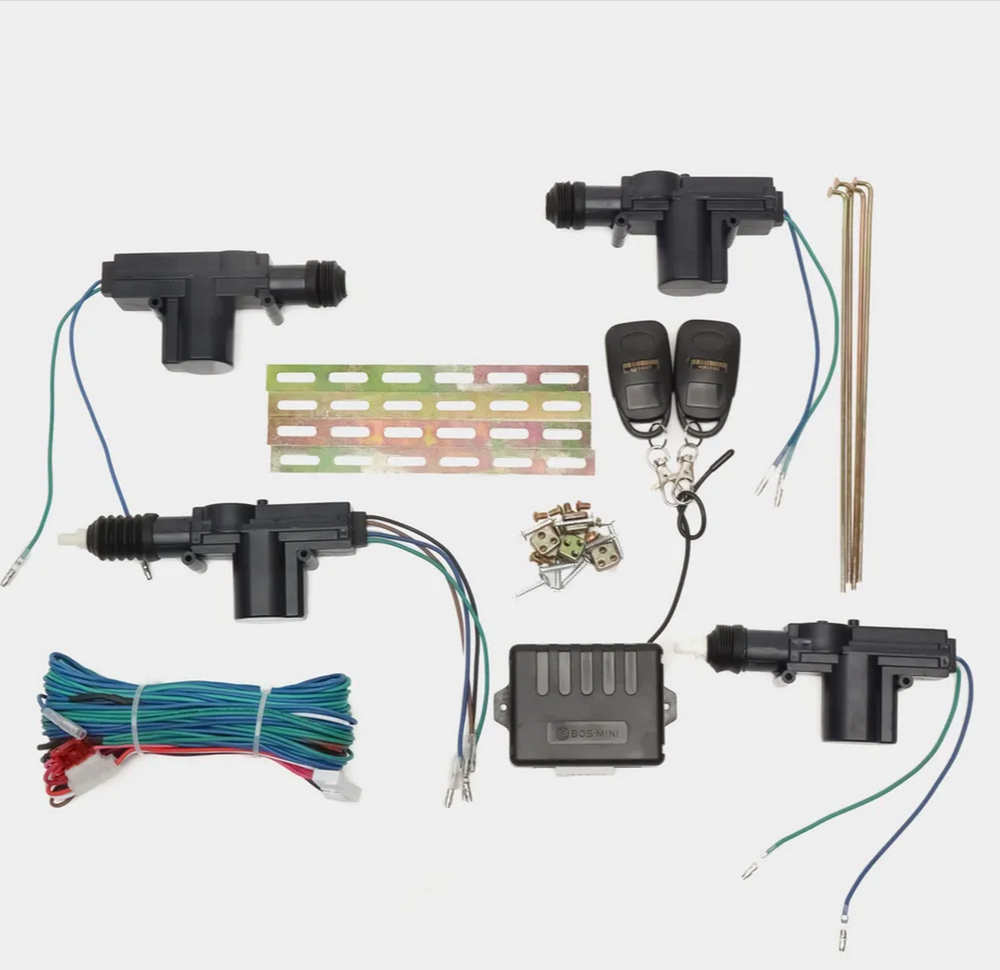 Центральный замок "Набор 4шт+пультДУ" Bos-Mini BM-686B