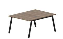 Составной стол Arena на 2 рабочих места 1180х1566х750мм (меламиновые аутлеты)