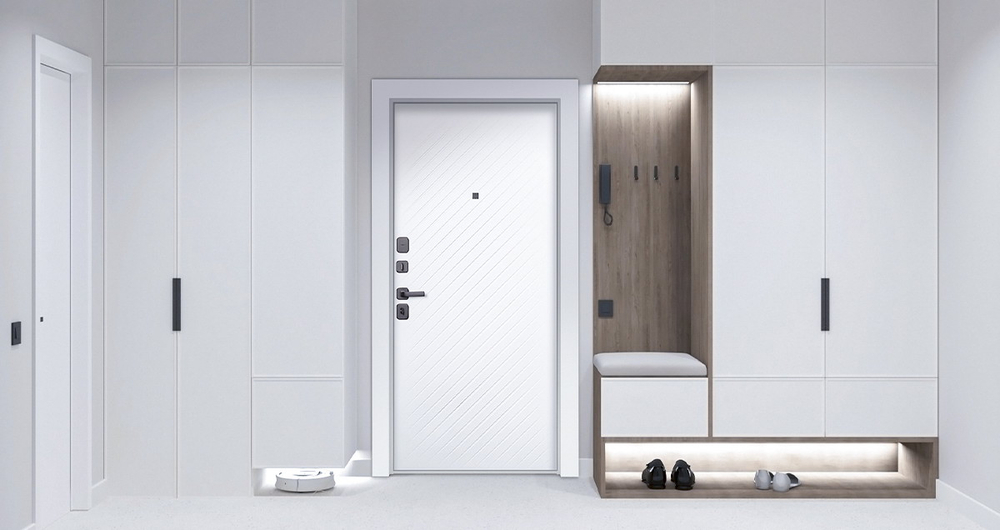 Стальная дверь «Бруклин». Заказная модель.