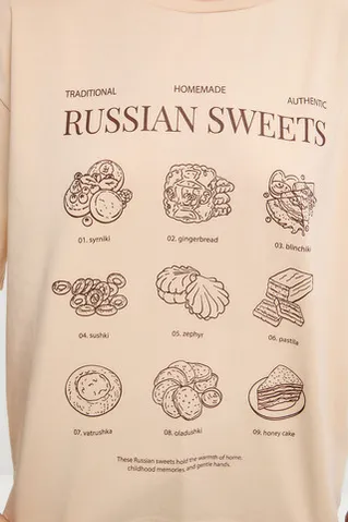 Футболка с принтом 