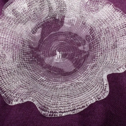 Блюдо сервировочное 25см IVV Folies прозрачное