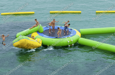 Элемент аквапарка «Буй» материал ПВХ 0,9 мм/1100 гр. м, размеры 6×0,68×0,68 м