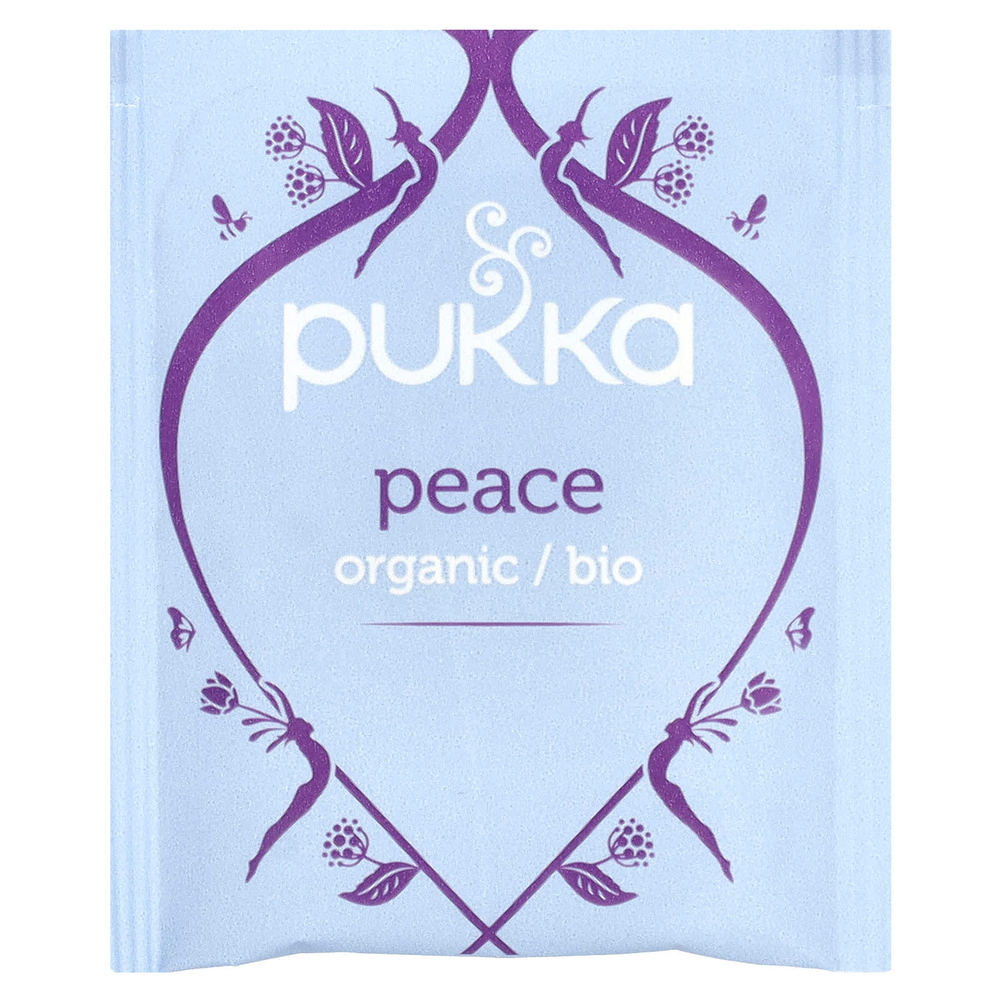 Pukka Herbs, Органический травяной чай, Peace, без кофеина, 20 чайных пакетиков, 30 г (1,05 унции)