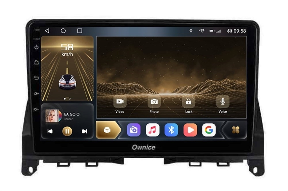 Штатная магнитола OWNICE OL-9947-N для Mercedes C (W204) 2007-2011 на Android 12.0