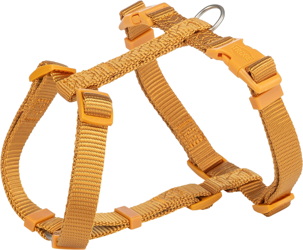 Шлейка Trixie Premium H-harness, XXS–XS: 20–32 см/10 мм, карри