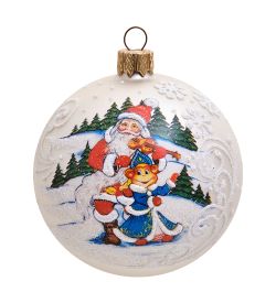 НФШ-1186/1 Ел. украшение Шар «Обезьянка» 85 мм