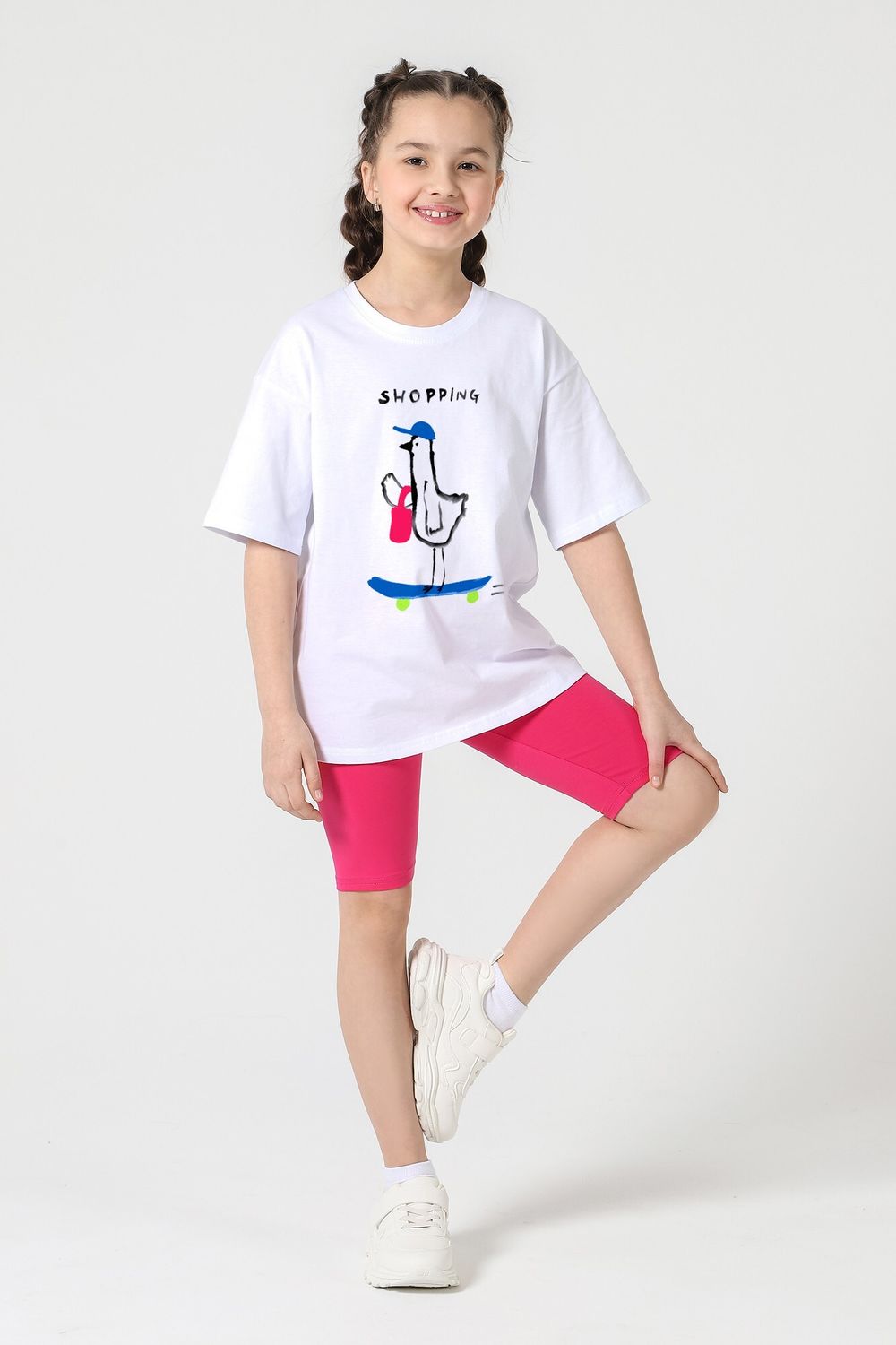 Костюм для девочки Неон-2 Виотекс ФУКСИЯ