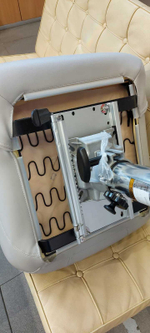 Кресло капитана Newstar Premium с подлокотниками, серый (96166G)